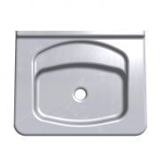 Lave-mains monobloc autoportant de face - Le Havre 530 x 430 - Gel Coat antibactérien - Atout Composites_1