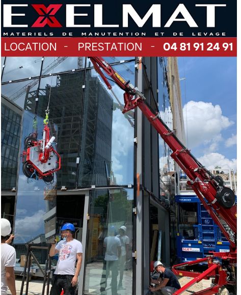 Mini-grue araignée C6 Hoeflon - Pour les endroits difficiles d'accès - 3000 kg - Location avec opérateur_1