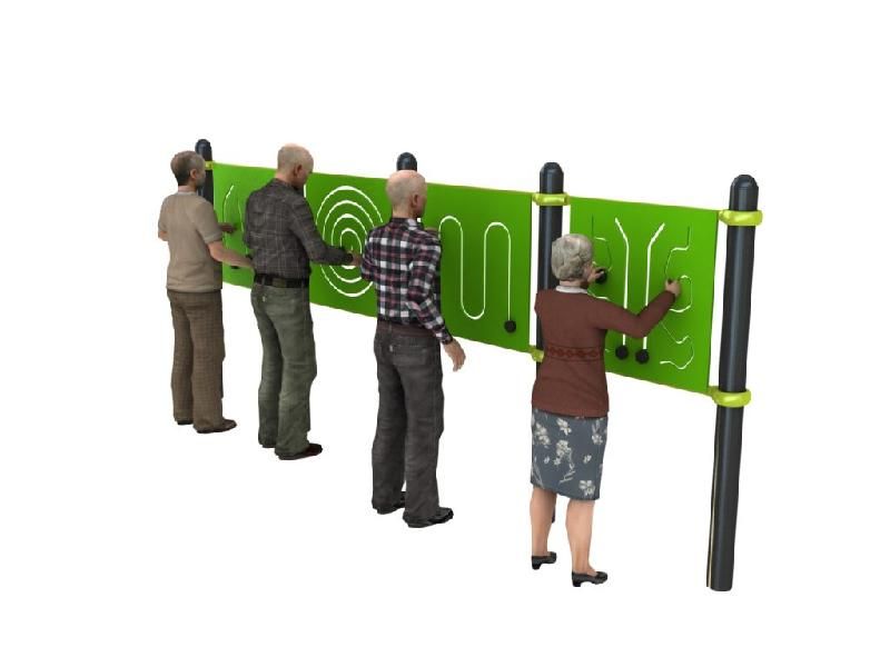 Mur Sénior - Agrès de rééducation extérieur - Gamme Sénior_1