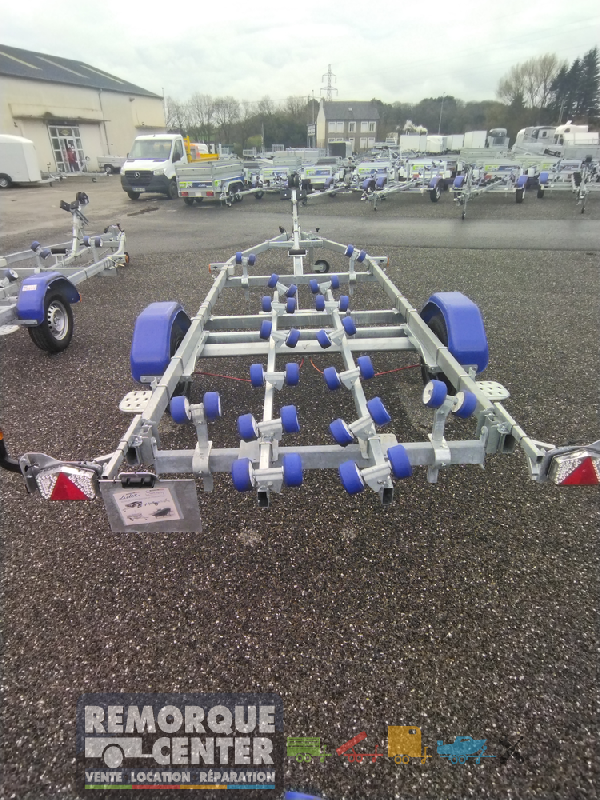 Porte bateau multi-rouleaux GALAXY - GS13 / G1000 - PTAC : 1350Kg - 1 essieu - Référence - GD09 / G1382 - Sun Way_1