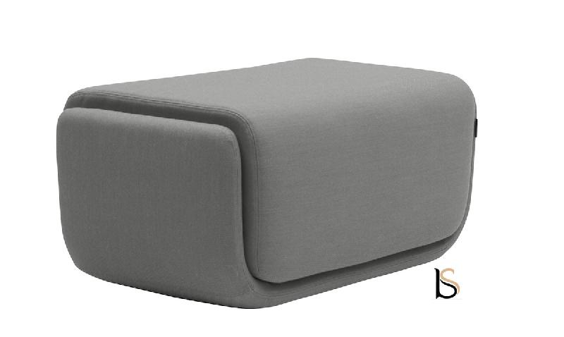 Pouf - table basse Basket - Softline - Feld Gris 620, Petit_1