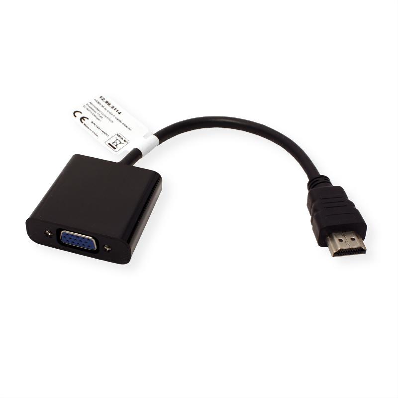 Value câble adaptateur hdmi-vga, hdmi m-vga f_1