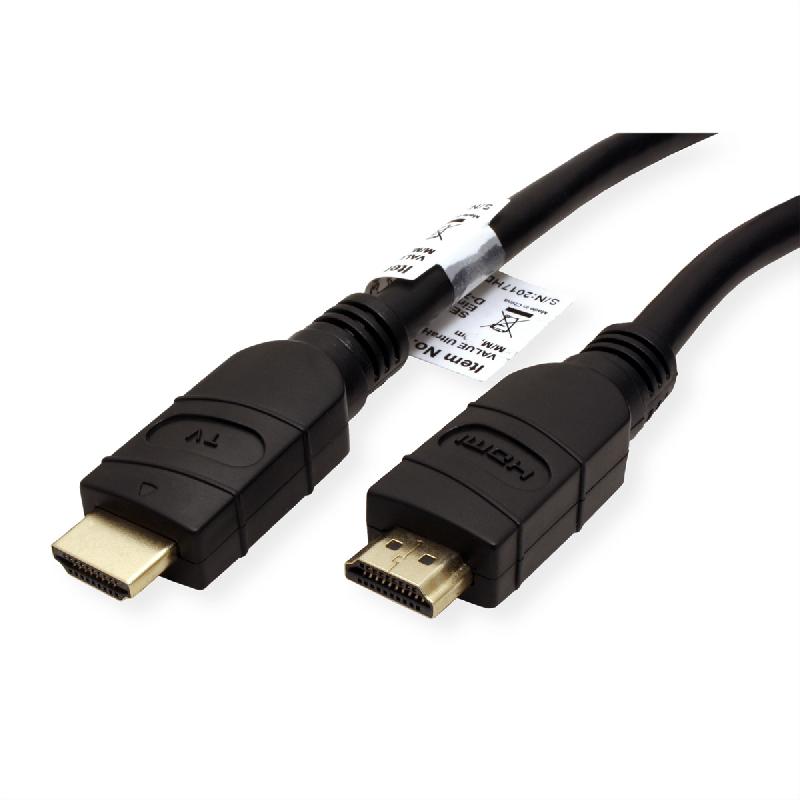 VALUE Câble UHD HDMI 4K avec repeater, 25 m_1