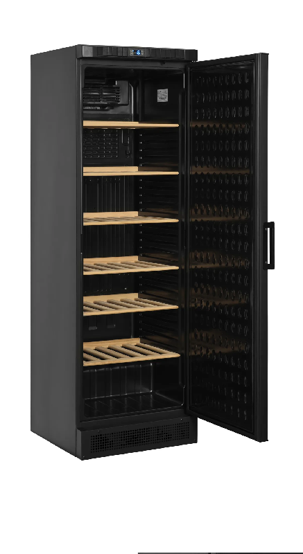 Cave à vin réfrigéré positive 1 zone CPP1380E Noir TEFCOLD_1