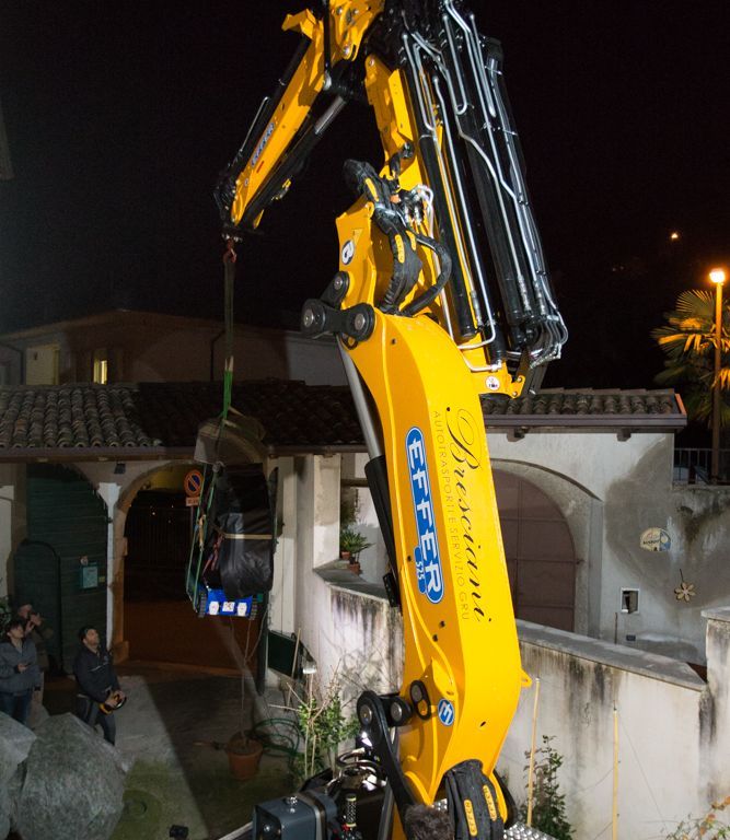 Grue auxiliaire Big 525 - Effer - pression 380 bar - meilleur rapport couple de levage/poids_1