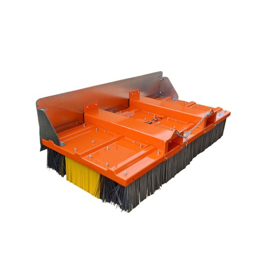 Balayeuse Vera Mix - Brosse acier et polypropylène - Compatible skip loaders et chargeuses - Bergamini_1