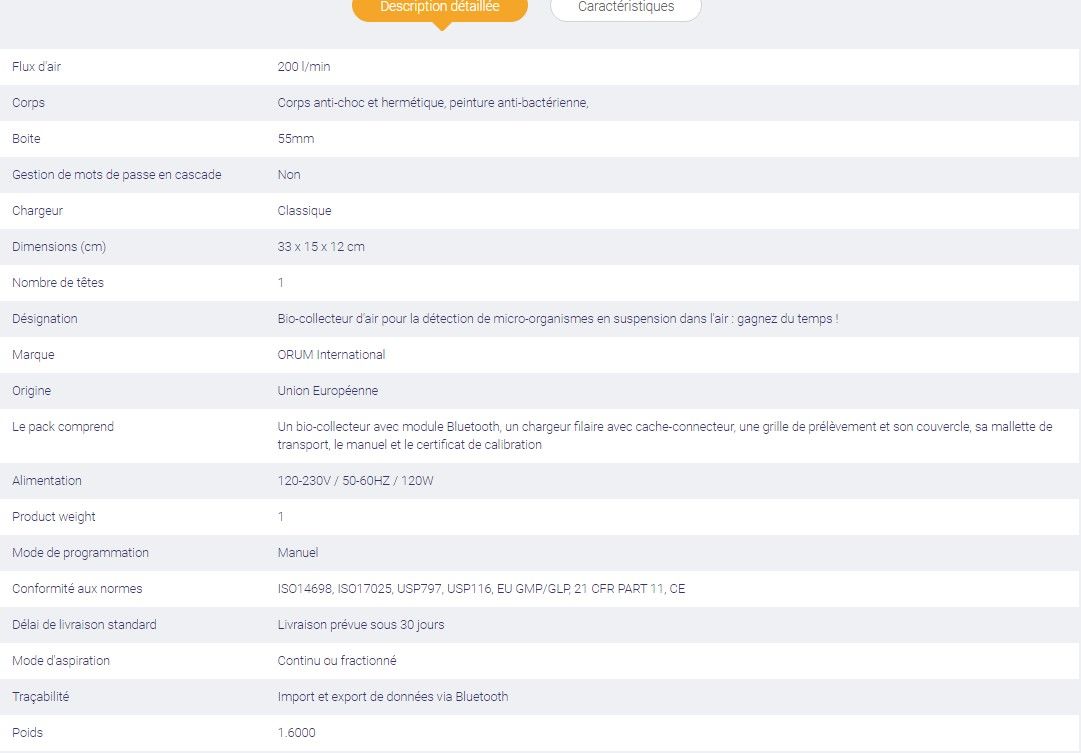 Bclo1102 - Biocollecteur d’air 55mm - Alliance Bio Expertise - TRIO BAS MINI 200 l/min_1