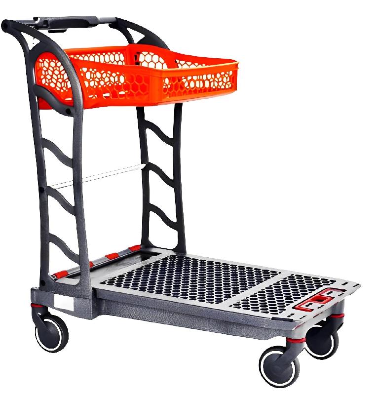 Chariot pour charges lourdes - Dimensions 1014x582x1050 mm - Roulettes pivotantes 125 mm - Vendu par lots de 2_1