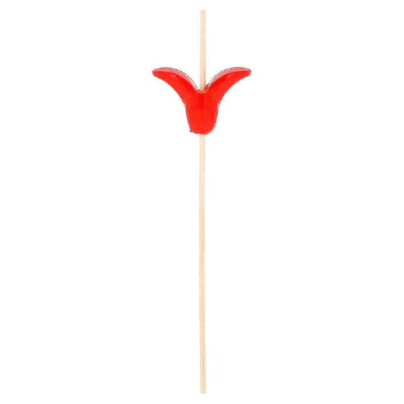 Pique bambou Tulipe 12cm - par 100_1