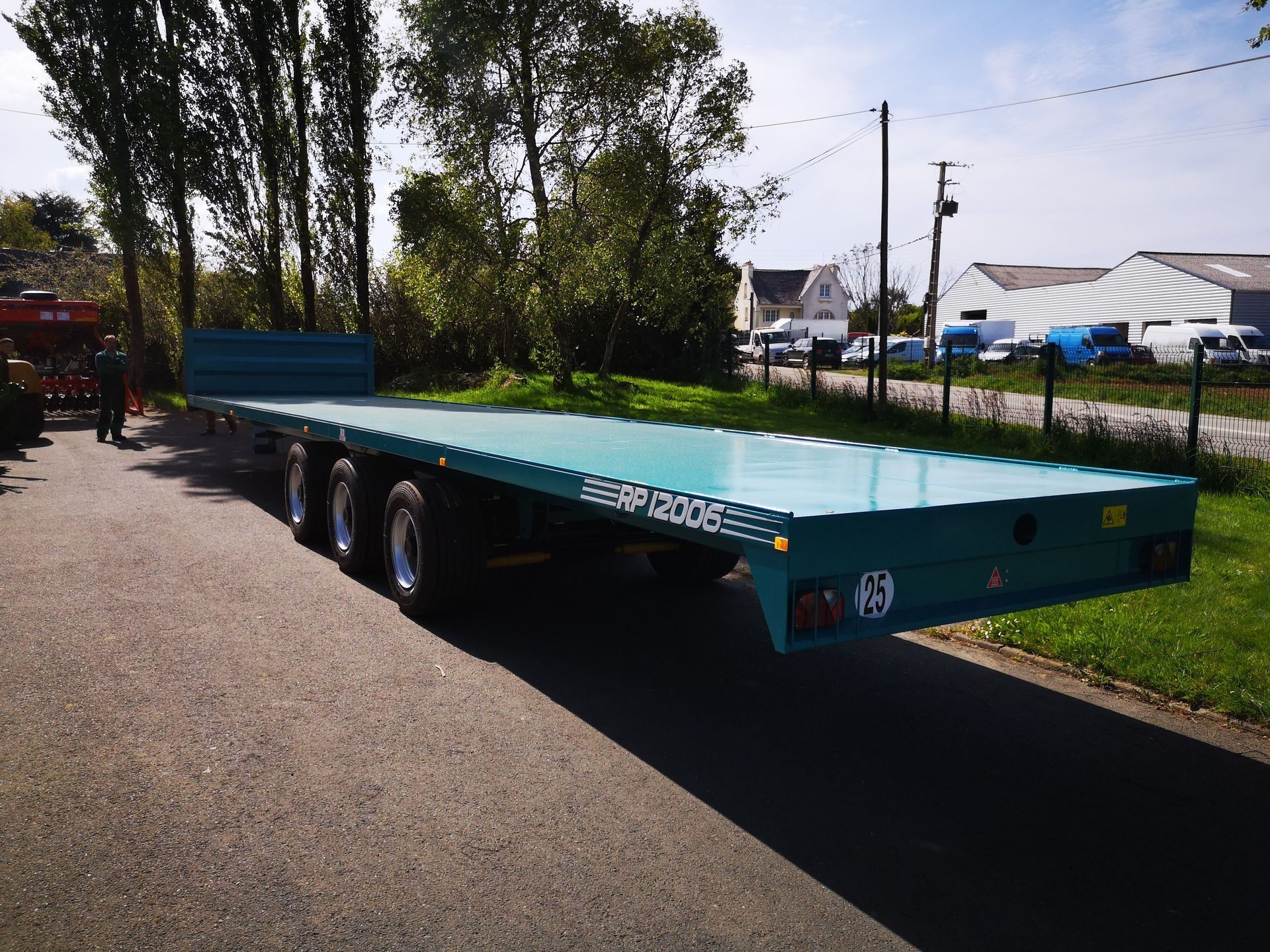 Remorque plateau agricole lsp 12006 - golpais - longueur de caisse 12000 mm - ptac 32000 kg_1