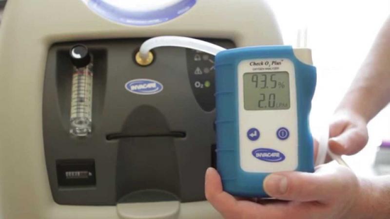 Analyseur d'oxygène CheckO2 Plus - Invacare - 185g - 3 en 1 pour concentrateurs d'oxygène_1