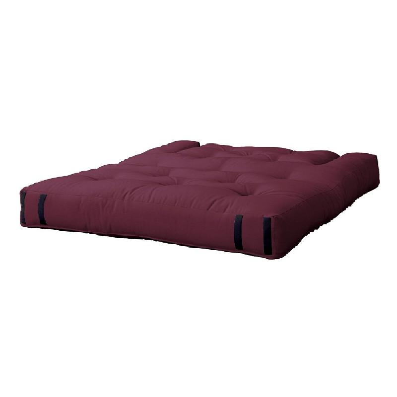 CANAPÉ FUTON STANDARD CONVERTIBLE HIPPO SOFA COULEUR BORDEAUX_1