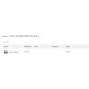 Réf. 1440040 - Bande podotactile auto-adhésive Strip 2 Black B Tarkett - Lames 600 x 150 mm_1