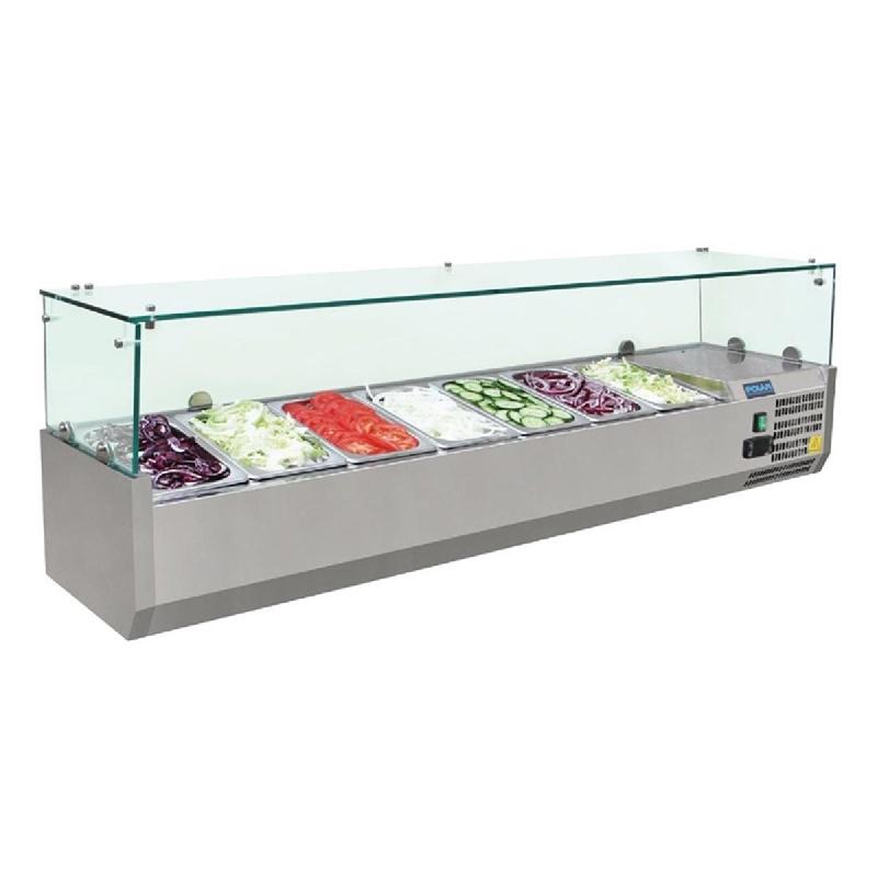 Saladette réfrigérée Série G 7x GN1/4 | Polar - G609_1