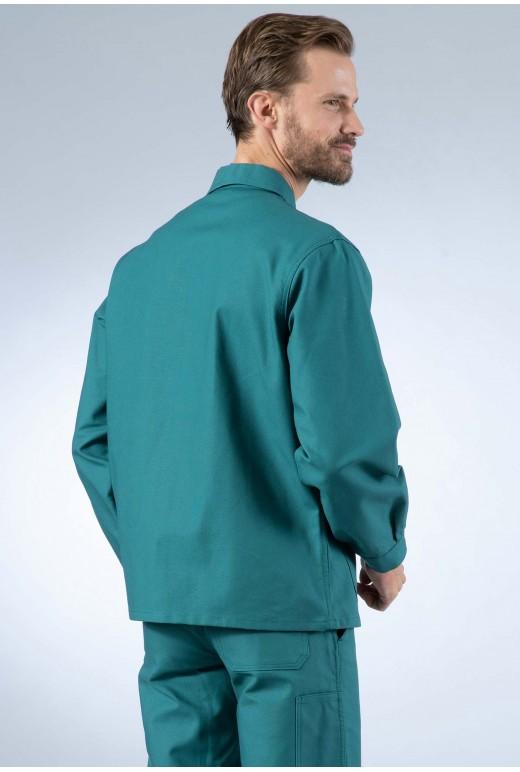 Veste de travail à boutons - 100% coton croisé - Réf. 110*CR4 - Multipoches x4_1