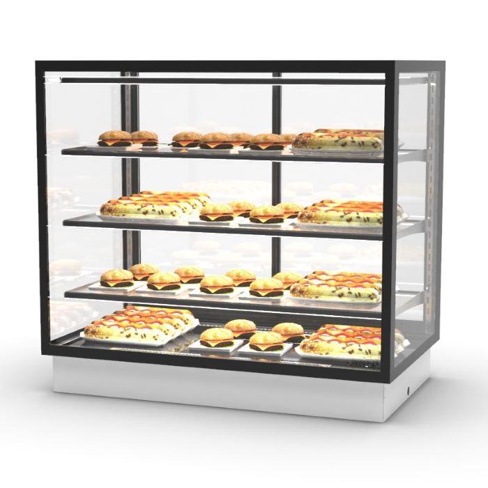 Vitrine chauffante INTEGRA Drop-In - 4 niveaux - 1000 mm - H815 mm | Sayl Barcelona - 815 mm_1