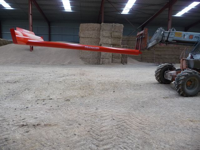 Lame réhausse tas - 2.40m de largeur - 4m d'allonge - compatible chargeurs et télescopiques_1