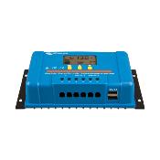 Régulateur solaire PWM 20A 12V/24V Victron Bluesolar Duo - 2 sorties batteries - USB - Réf. SCC010020000_1