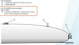 Citerne souple 1300 gr/m² - 10000 litres eau - 304439_1