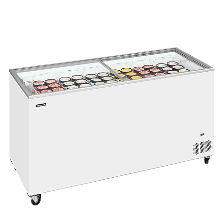 Congélateur coffre avec couvercles coulissants vitrés plats - 486 L | Tefcold - IC551SC_1
