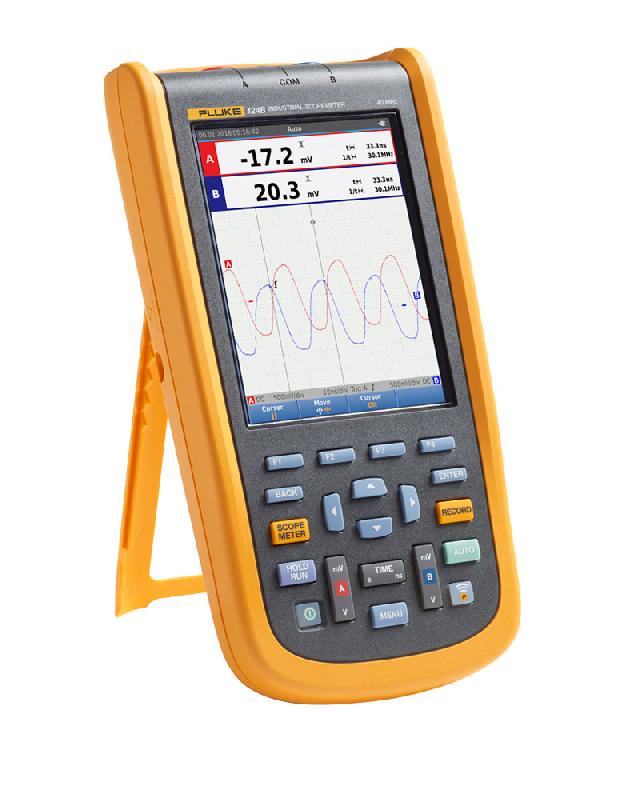 FLUKE-124B/EU - Oscilloscope numérique portable ScopeMeter 40 MHz avec multimètre et enregistreur intégrés_1