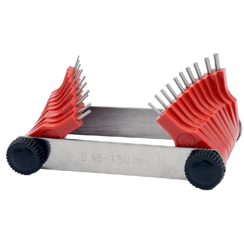 Jauge pour gicleur - 1,5-3 mm - Micron France - Pour mécanique automobile et moto_1