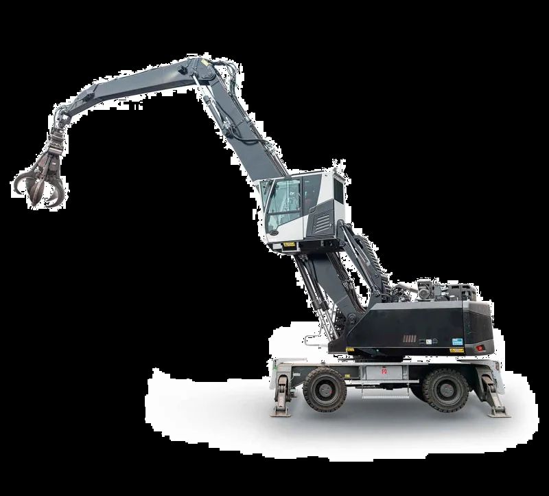 Attache rapide OQC pour engins de manutention - Suspension pendulaire, moteur de rotation, passage de courant fort - OilQuick_1