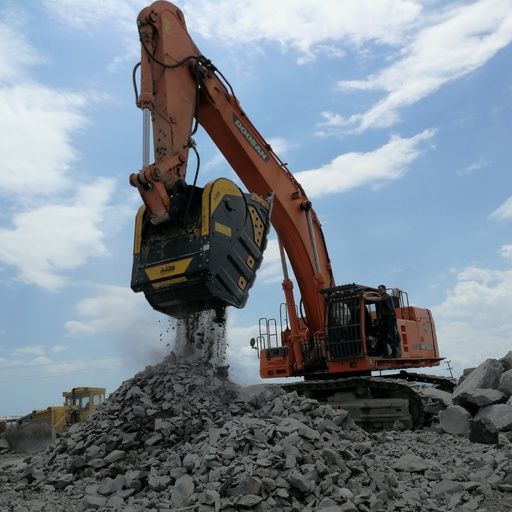 Godet concasseur BF150.10 pour pelles hydrauliques_2