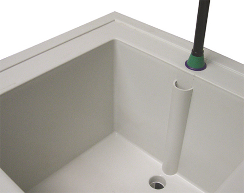 Plot technique en polypropylène polysinc simple cuve - Réf PTEPN-1 - BIOLAB - Paillasse humide pour laboratoire_1