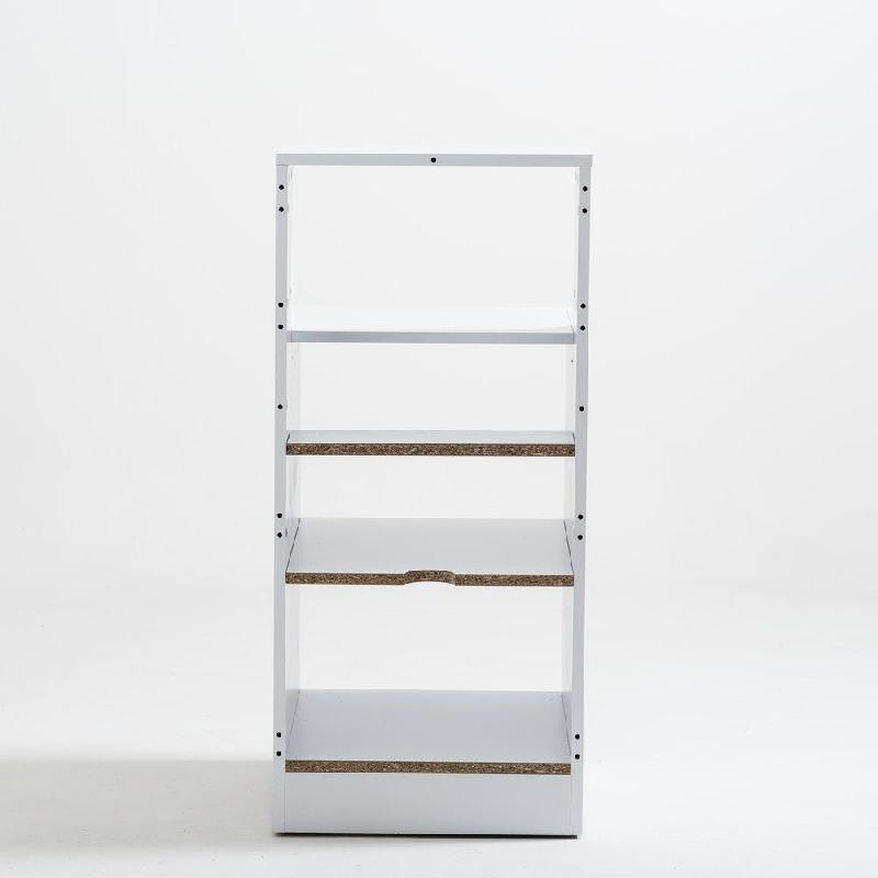 Structure comptoir d'accueil Receptio L50xP61,9xH111cm - blanc - Ligne tendance, modularité d'agencement_1