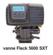 Vanne adoucisseur d'eau domestique - Fleck 5600 SXT - Résines alimentaires et bouteille composite jusqu'à 3000L_1