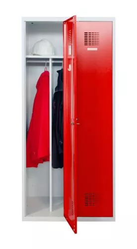 Vestiaire industrie sale 2 portes  - avec séparation intérieure - 80 cm de largeur_1