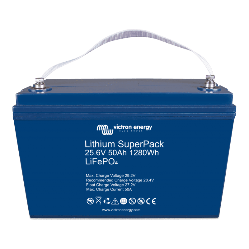 Batterie lithium 50Ah 24V SuperPack Victron - BMS intégré - 5000 cycles - Rendement 92%_1