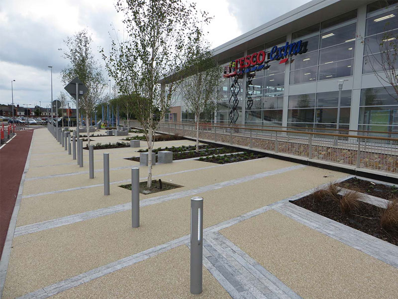 Borne lumineuse d'éclairage public - LED 16W - Acier inoxydable ou aluminium - Hauteur 0,84 à 4m_2