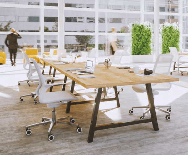 Cohésion - Tables coworking modernes et épurées - Buronomic_1