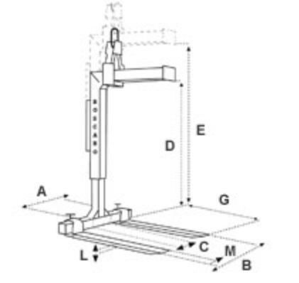 Lève-palette MBR-M - Boscaro France - capacité 1500 à 3000 kg - réglable en hauteur et largeur_1