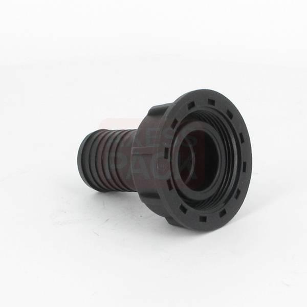 Raccord annelé - Droit - avec écrou - F 1