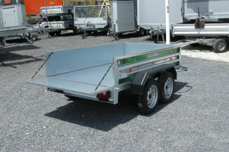 Remorque de fabrication française à 2 essieux alko sans frein 750 kg + amortisseurs -  daxara - 239x4_1