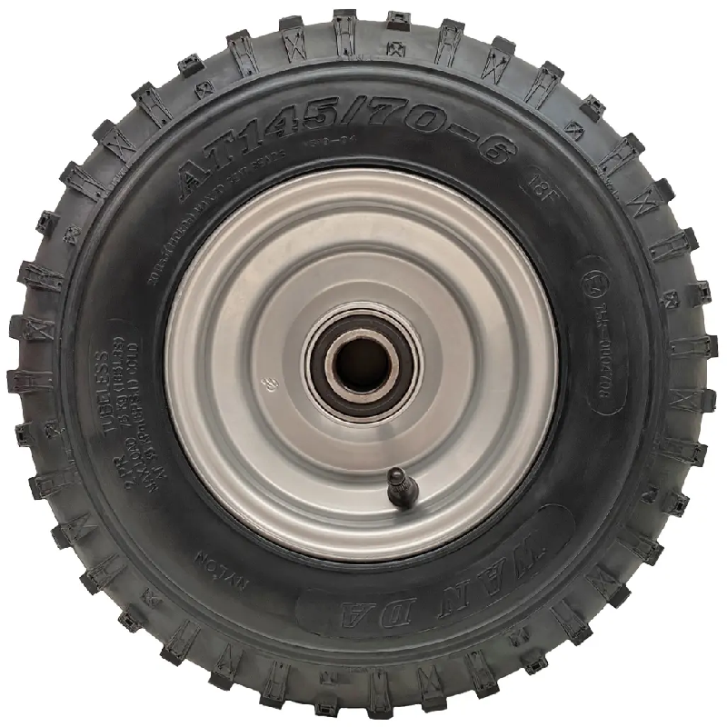 Roues tout-terrain à crampons 145/70-6 pour quad, roulements 25 mm, 50 cm³ - 110 cm³, 75 kg (lot de 2)_1