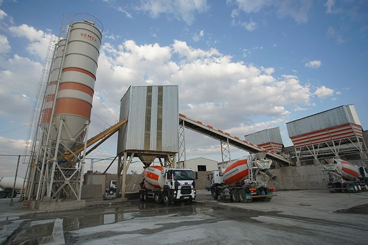 Centrale à béton fixe haute technologie avec faible coût d'exploitation - 240 m3/h - Turkuaz 240 - Semix_1