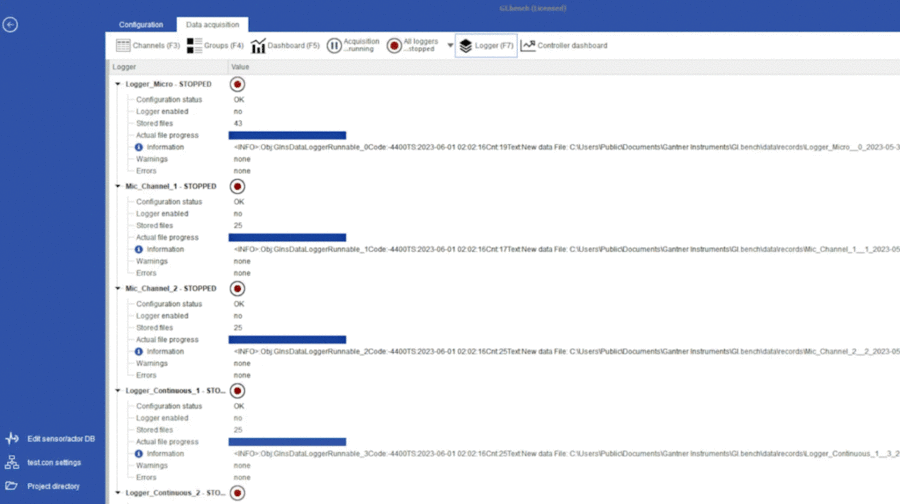 Logiciel d'acquisition de données au sein d'une plateforme unique, intuitive et puissante - GI.bench_1