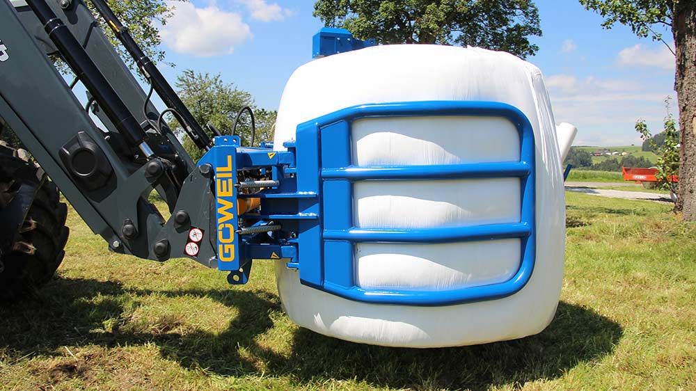 RBG - Pince pour balles rondes - Göweil - Poids : 190 kg - Diamètres de balles 1,10 à 1,60 m_1