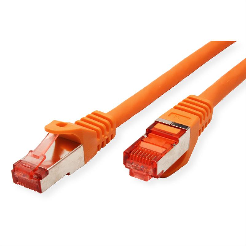 Cordon ROLINE S/FTP(PiMF) Cat.6, LSOH, Component Level, orange, 2 m_1
