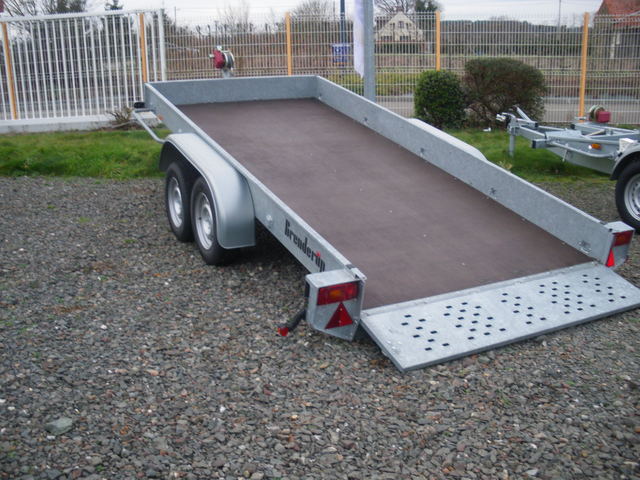 Remorque porte engin brenderup 2,5 t, 5,96m - 2 essieux_1