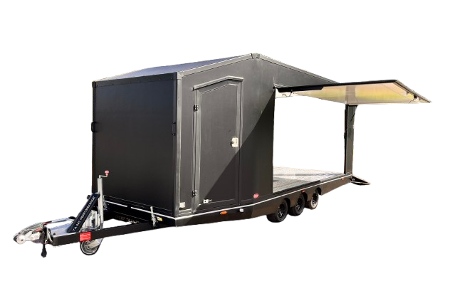 Remorque porte voiture-plateau - 6,00 x 2,30 m, 3500 kg - ta-no sport transporter 35.60 full option « black »_1