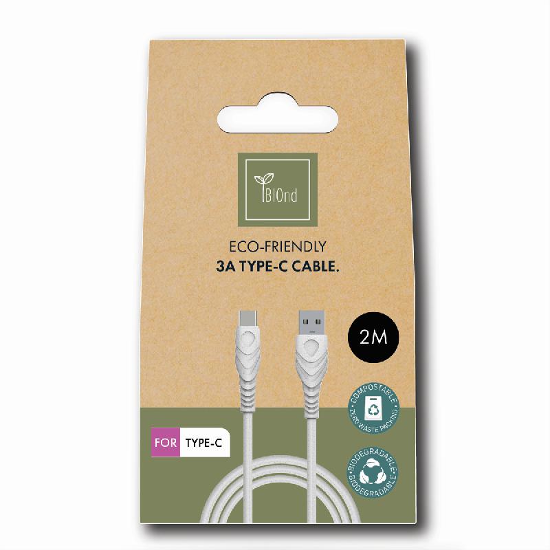 Biond bio-20-tc câble usb-a vers usb-c 3a, 2 m_1