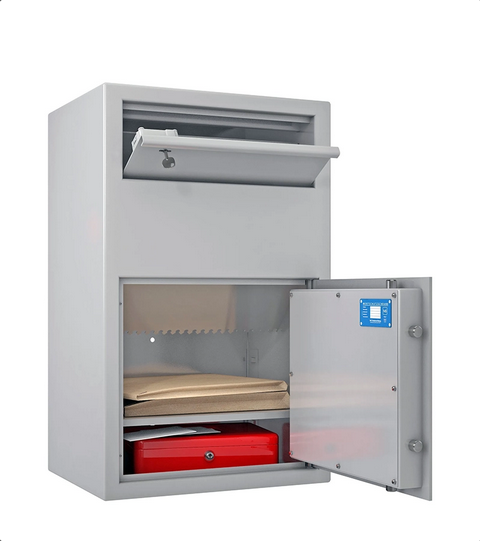 Coffre-fort de dépôt de fonds - Hartmann - Ref SR800 - Homologué anti-effraction classe S1_1