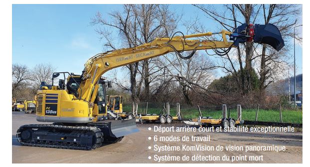 Pelle à chenilles 15 T compacte, profondeur de fouille 5480 mm, idéale pour les travaux de terrassement - disponible en location_1