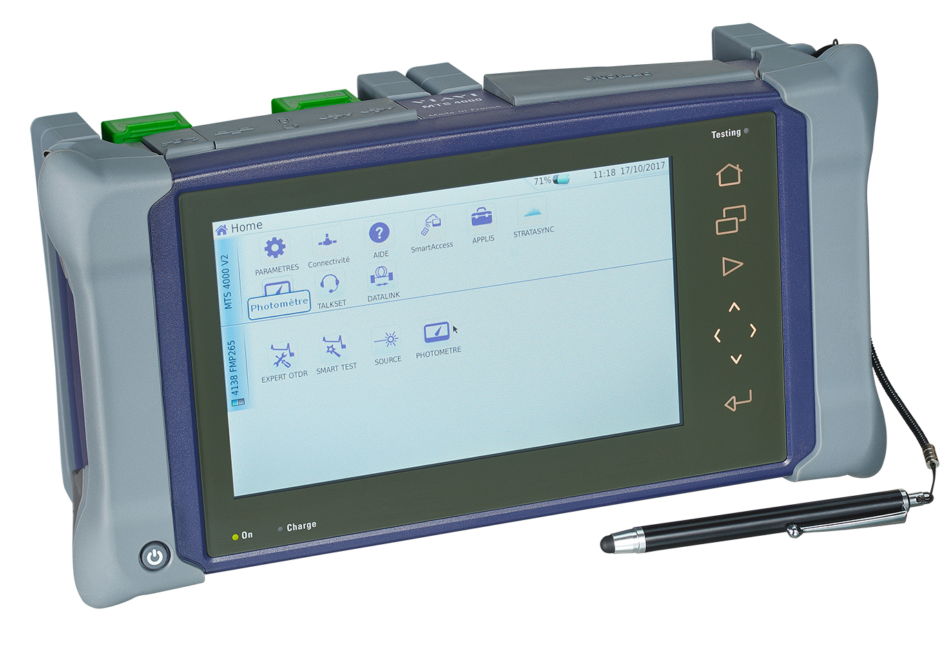 Réflectomètre Viavi MTS-4000V2 - écran TFT 9