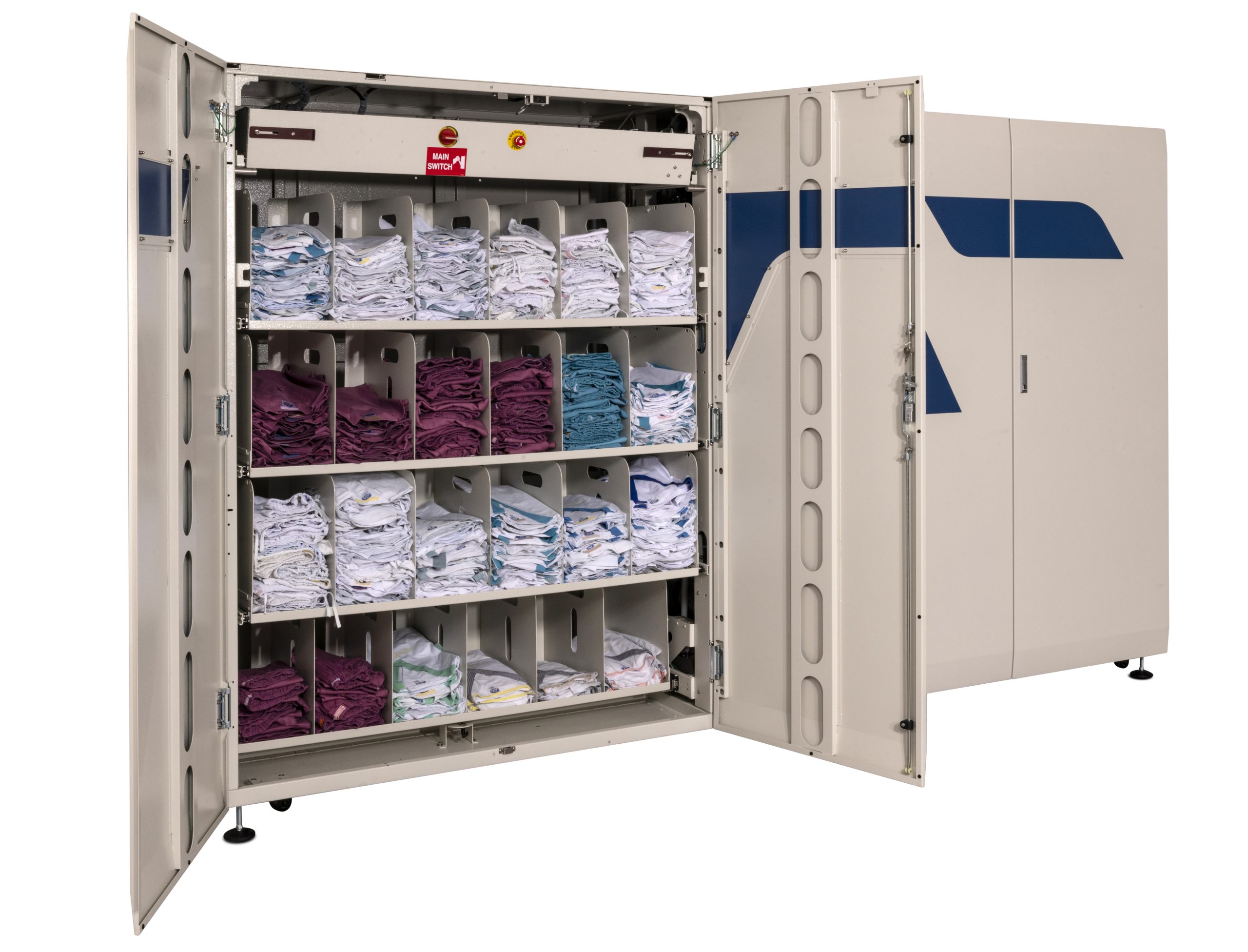 Unité de distribution de vêtements de travail automatisée et compacte - Modèle D300 PRO - Grande capacité jusqu'à 1200 articles_1